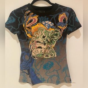 ED HARDY baby tee by Christian Audiguer!!!
